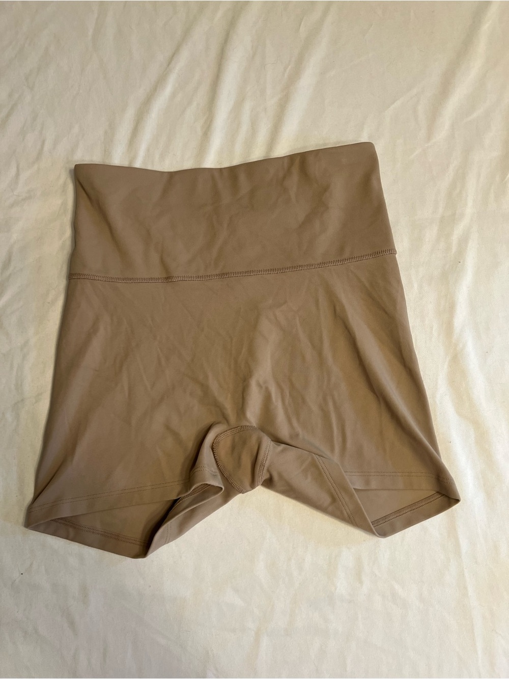 Victoria's Secret High-Waist Bike Shorts - Taupe Neutral